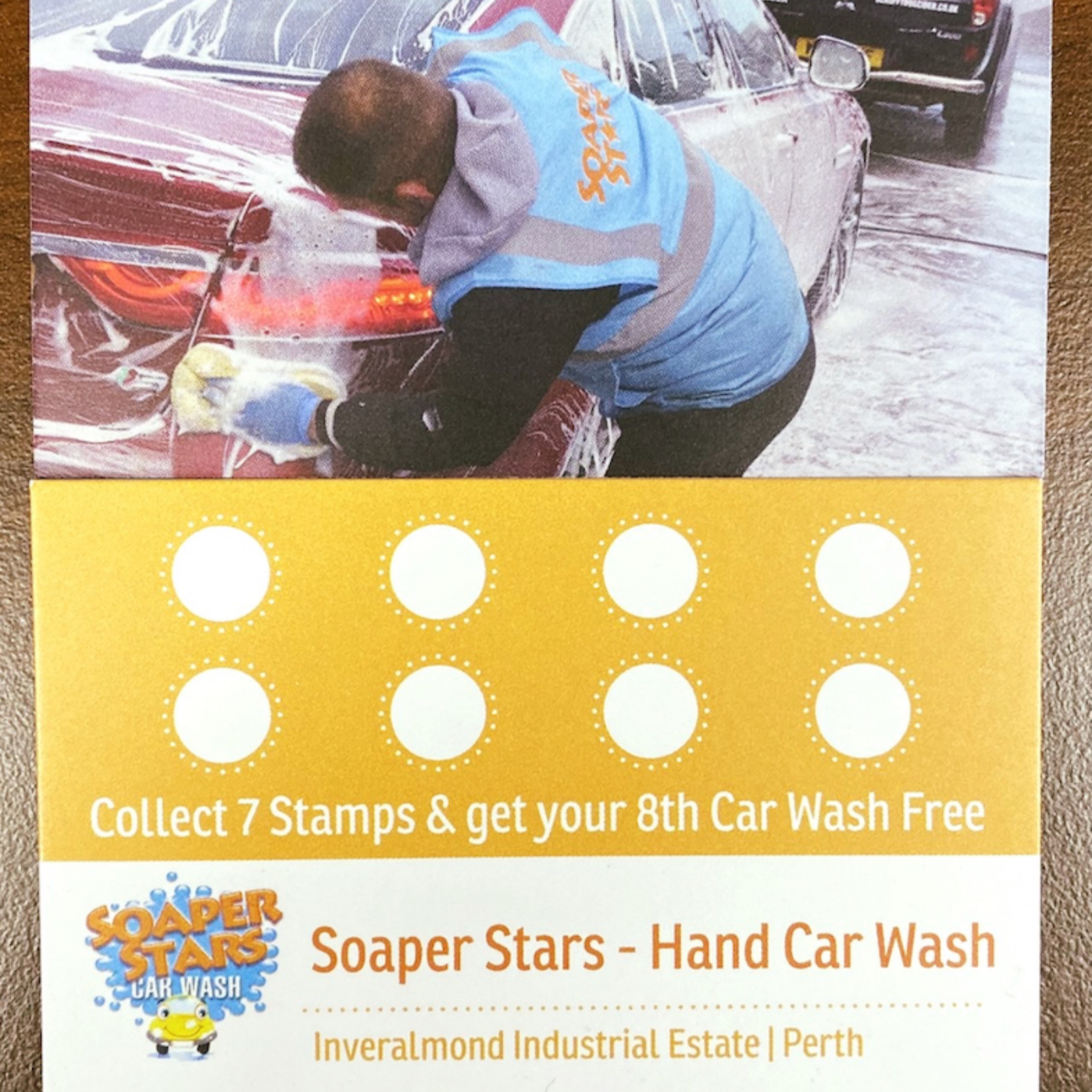 7th Car Wash Free Loyalty Card Perth Soaper Stars Perth